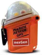 Marine GPS Rescue Locator – Orange Waterproof Safety Beacon for Boating