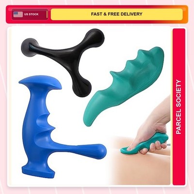 Sage Manual Trigger Point Massage Tool Thumb Saver Full Body Deep Tissue Include