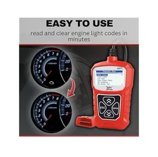 EAF1 OBD2 Car Scanner - Professional Automotive Diagnostic Tool Code Reader