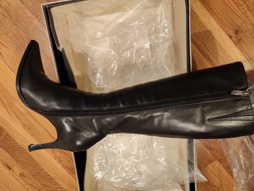 Angela Falconi 32727 Black calf leather boots size 39 (US 9) - Made in Italy