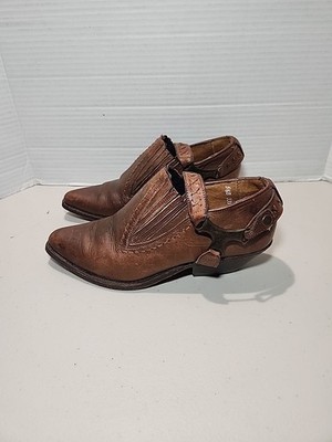 Vero Cuoio Seychelles Women's Ankle Boots Western Brown Leather 5.5 Cowgirl Boho