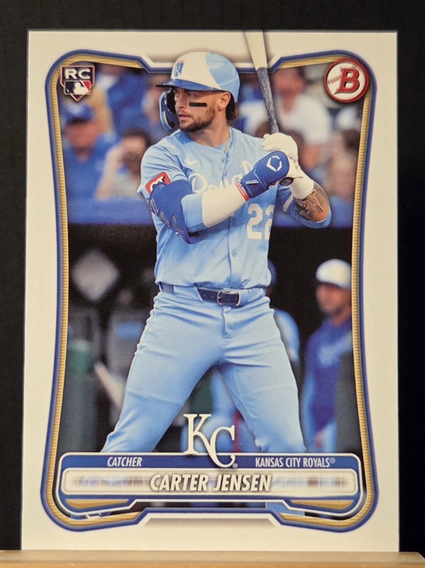 CARTER JENSEN RC | 2026 Bowman Baseball | Rookie Card #66 | Kansas City Royals 
