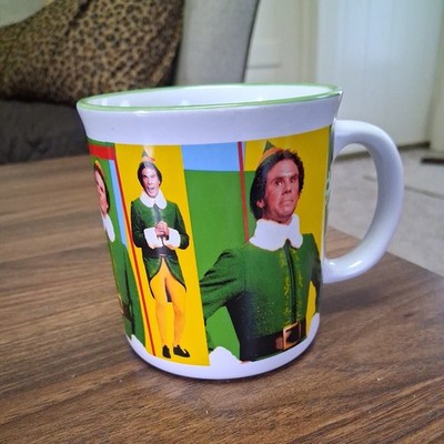 Warner Bros Buddy The Elf Ceramic Coffee Mug 10 oz Cotton Headed Ninny Muggins