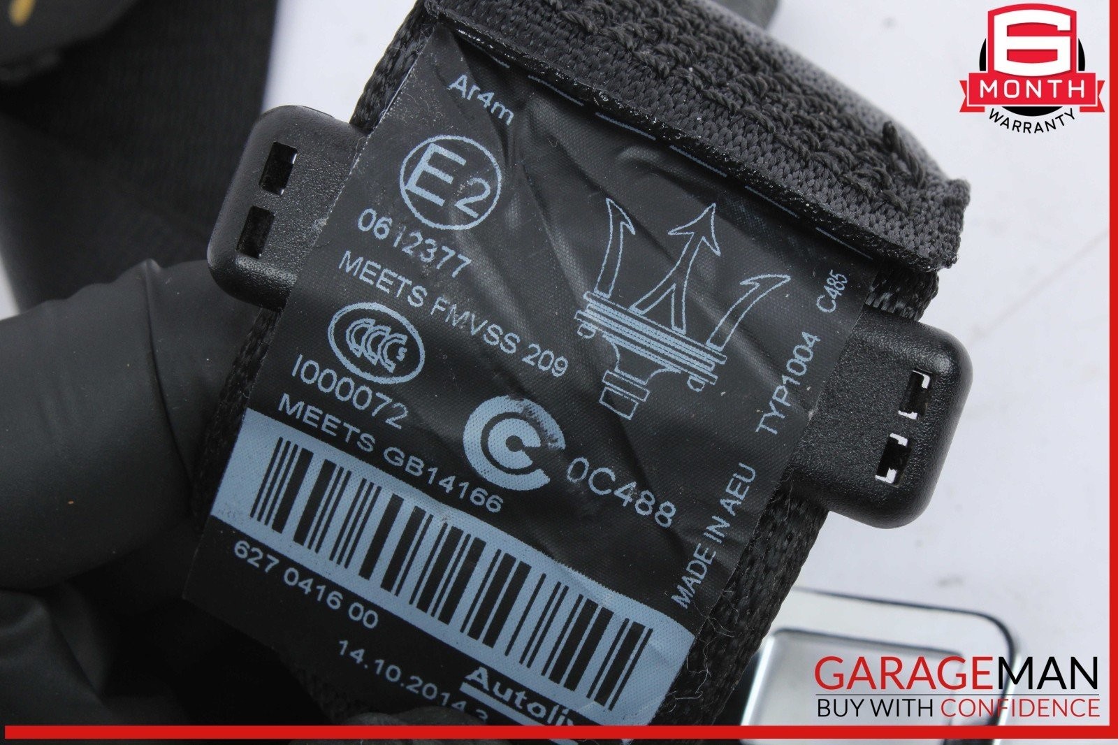 Maserati Ghibli 2014-2022 Rear Right Seat belts Set