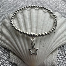 Star Beaded Bracelet beautiful design Silver Plated Gift Birthday