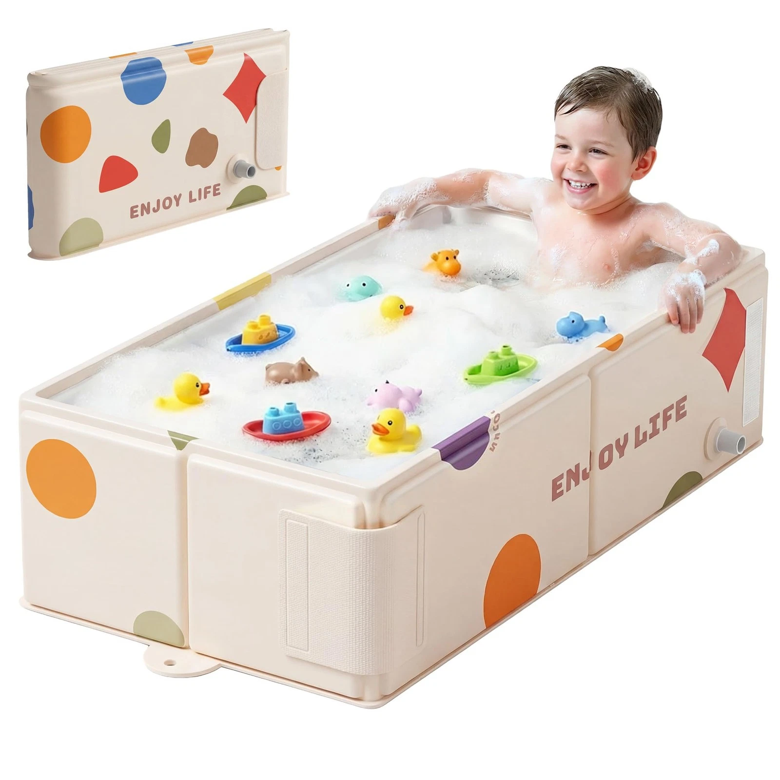 Collapsible Baby Bathtub for Newborn to Toddler, Foldable Toddler Bathtub wit...
Opens in a new wind
