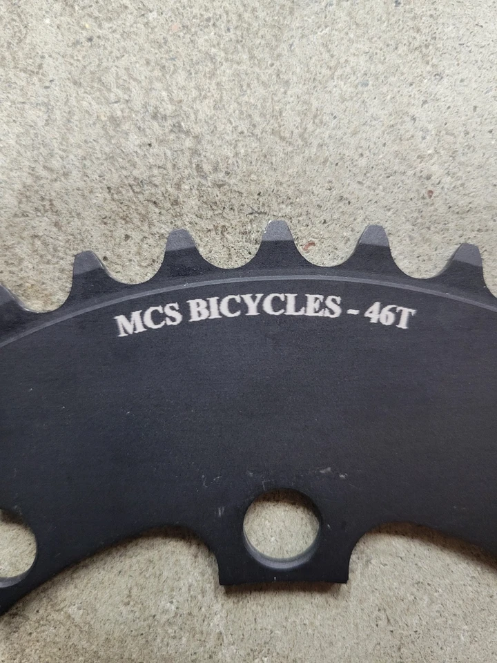MCS Bicycles 46T Aluminum Chainring Single Speed BMX 110mm or 130mm Made in USA - Image 3 of 3