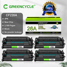 4PK Toner Cartridge for HP M402n M402dn M426fdw M426fdn M402dne 26A CF226A Black