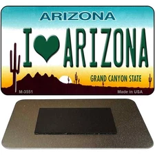 I Love Arizona State Magnet Fridge Refrigerator Home Kitchen Decoration