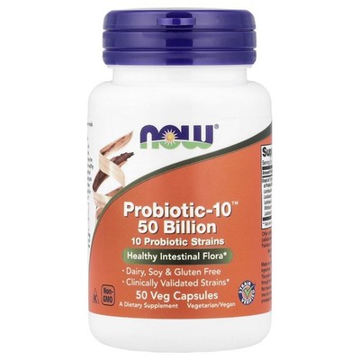 Probiotic-10 , 50 Billion, 50 Veg Capsules
