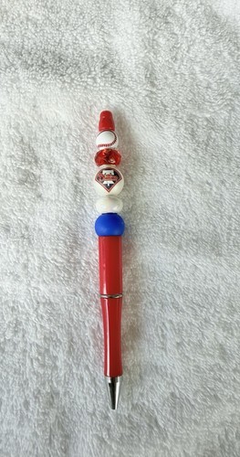Handgefertigter Philadelphia Phillies Stift-MLB Fan Geschenk, individueller Perlen Baseball Stift