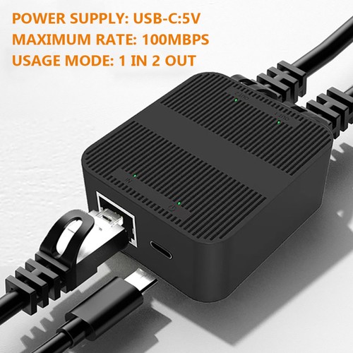 Lan Splitter Adapter Ethernet Cable Connection Connector Extender - 第 8/12 張圖片