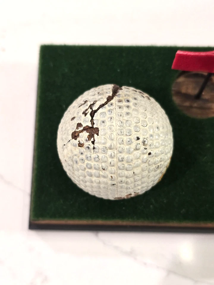 PELOTA DE GOLF SPALDING WHITE (RED DOT) BRAMBLE 1906 Foto 4 de 4