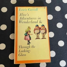 Alice in Wonderland & Through the Looking Glass 1960 Signet Paperback Edition