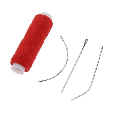 Starkes Haar Toupee Sewing Decor Thread mit 3x I / C /  Nadelnadeln