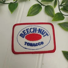 Vintage Beech-Nut Chewing Tobacco Americana Retro Embroidered Sew On Patch 3"