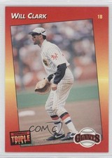 1992 Donruss Triple Play Will Clark #155 0w7