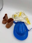 Cabbage Patch Kids blue hat cowboy/girl Outfit 1980’s Vtg Coleco