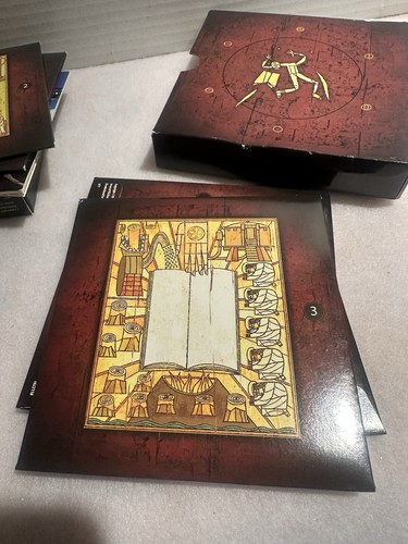 RIVEN THE SEQUEL TO MYST 5 cd set completo di scatola 1997 PC - Foto 6 di 8