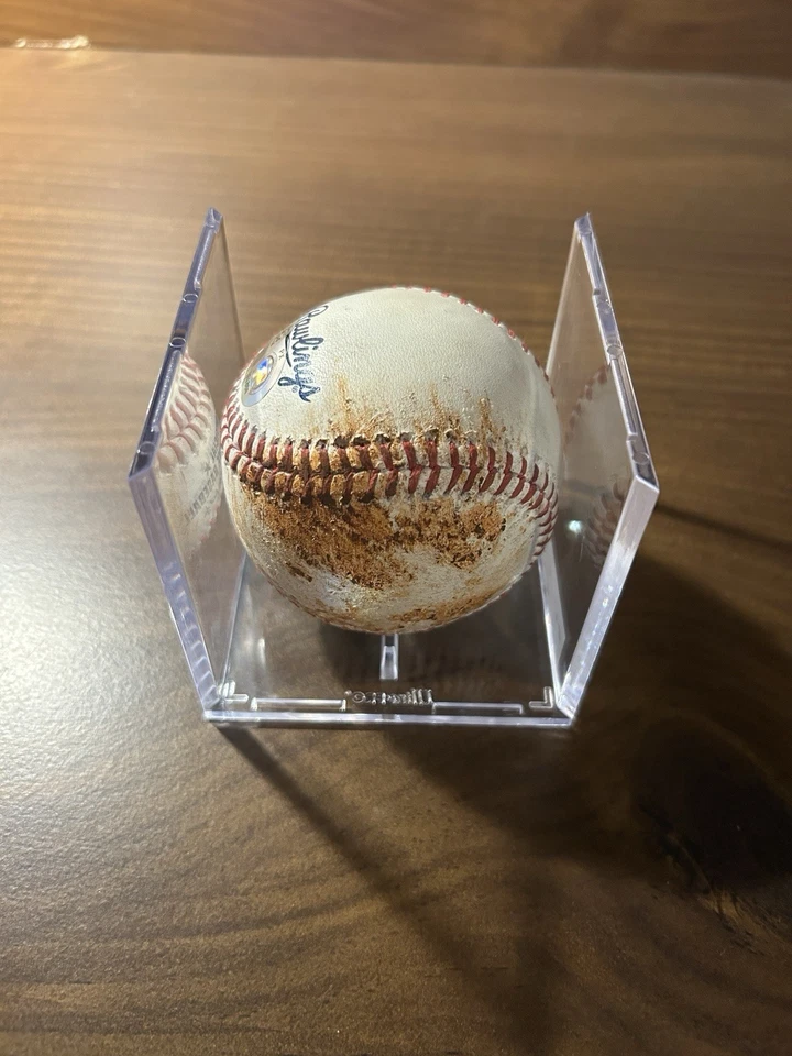 Trey Yesavage Game Used MLB Debut Baseball MLB Hologram Toronto Blue Jays - Image 2 of 4
