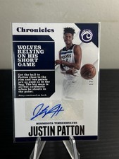 2017-18 Panini Chronicles Signature Pink Justin Patton RC AUTO /49
