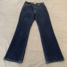 Levis 512 Perfectly Slimming Bootcut Jeans Womens 8PM Blue Dark Wash Stretch