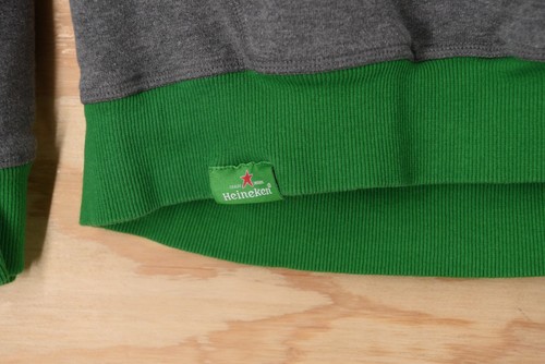 Amsterdam Heineken RARO!! Felpa con cappuccio ricamata uomo 2XL - Foto 6 di 11