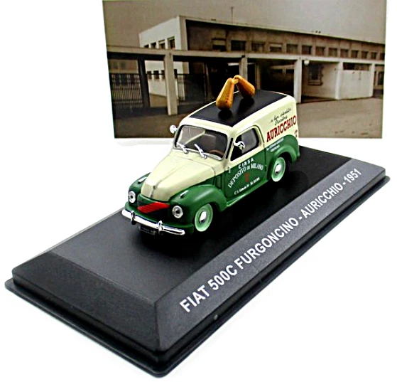 菲亚特 500C FURGONCINO AURICCHIO 年 1951 年 ALTAYA 比例 1: 43 压铸范模型 — 第 2/4 张图片