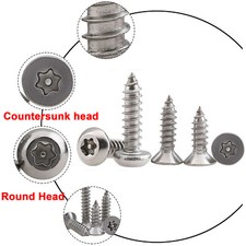 Torx Security Screw 304 Stainless Anti-theft Self-tapping Screws 2.9/3.5/3.9/4.8