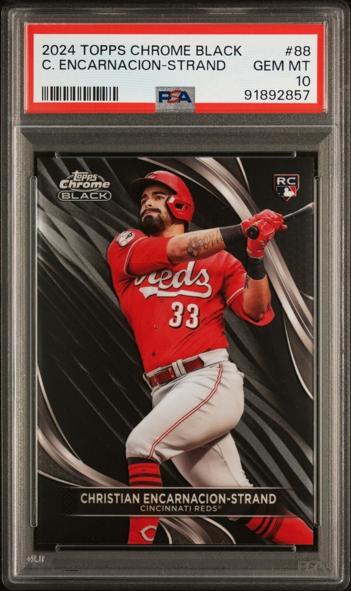 Edwin Encarnacion-Strand - 2024 Topps Chrome Black RC PSA 10 | eBay