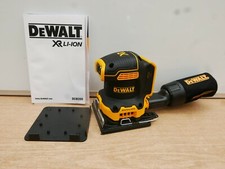 DeWALT DCW200 18v xr cordless palm sander + bag bare unit