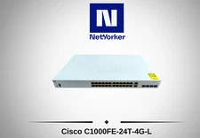 Cisco Catalyst 1000 C1000FE-24T-4G-L 24 Port FE  Ethernet Switch- Fast Shipping