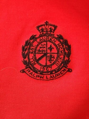 Ralph Lauren Jacke Damen Medium Rot Full Zip Active Wear Workout Fitness - Bild 3 von 3