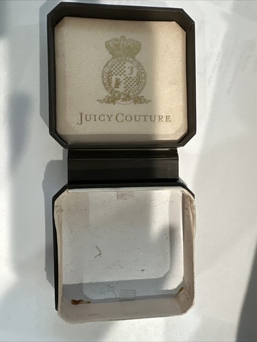 Juicy Couture Charm Box Case EMPTY Storage Attached Lid - Picture 2 of 3