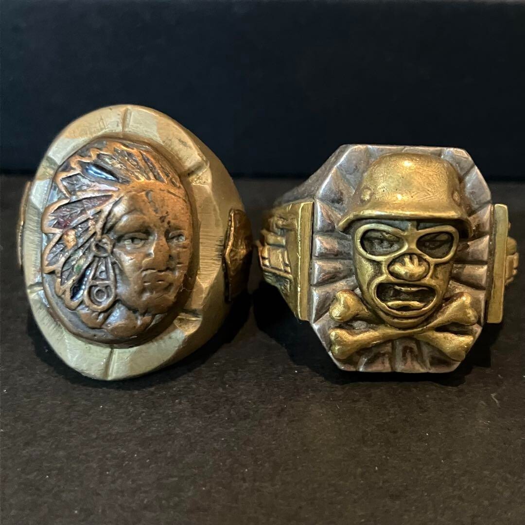RARE Mexican Ring Vintage Ring Set of 2 From Japan #7844 | eBay