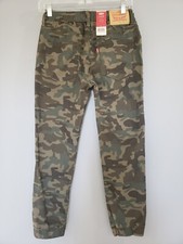 Levi's Camouflage Boy's Jogger Pants Stretch Sz 12 Regular 26 27