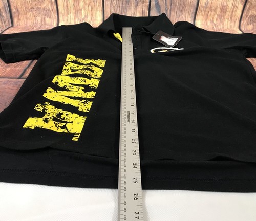 IOWA HAWKEYES Shirt Herren Polo schwarz & gelb Small Authentic Football - Bild 4 von 6