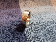 NEVADA State 90 Silver Proof Washington Quarters coin ring 7-1/2 2006