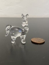 Hand Blown Glass Figurine Collectibles Handmade Miniature Horse Clear