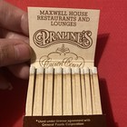 Vintage Maxwell House Hotel Nashville Tennessee Tallulah Praline Matchbook New — photo 5