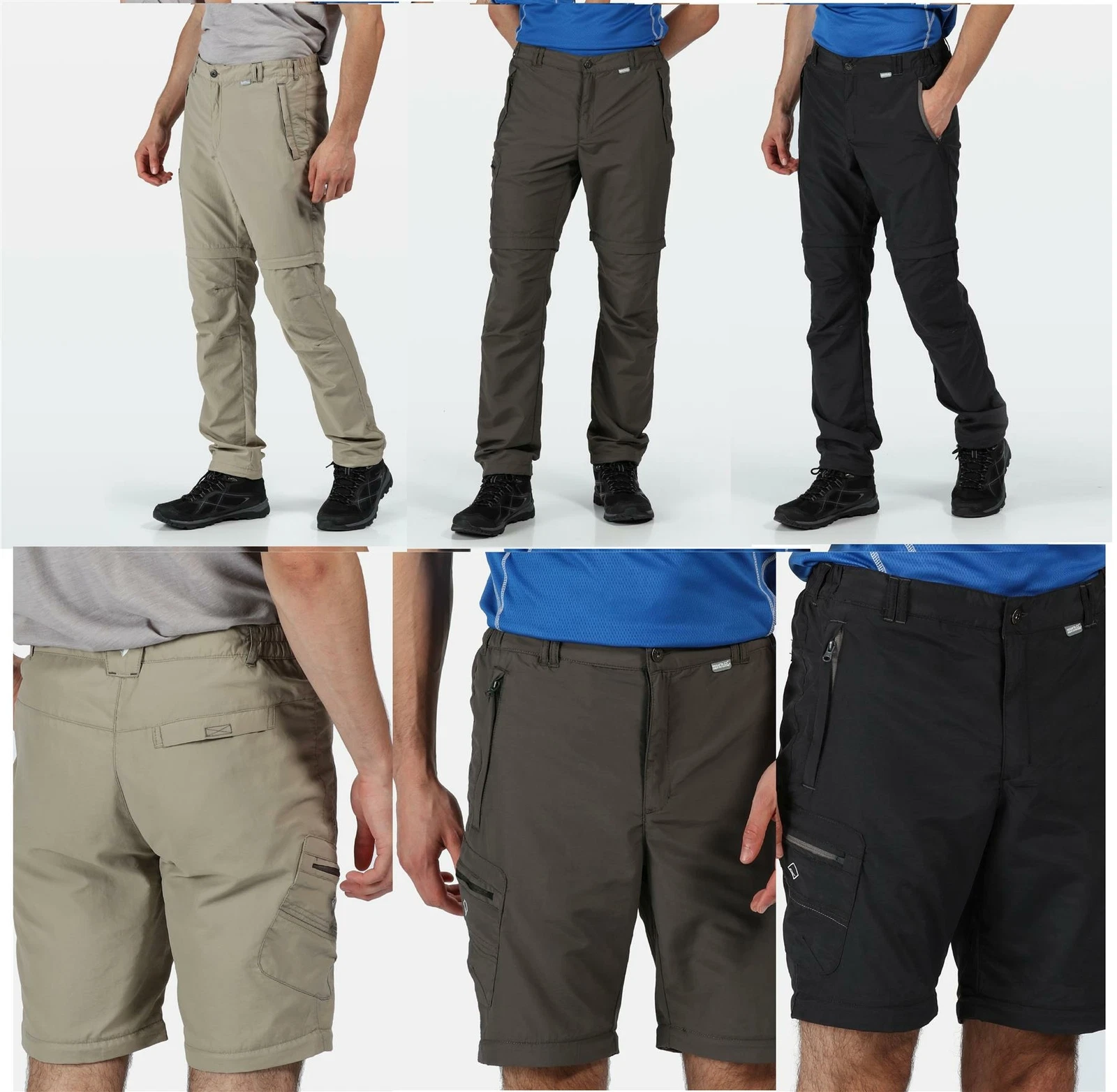 Regatta LEESVILLE II ZIP OFFS Mens Trousers Convertible Shorts
Opens in a new window or tab