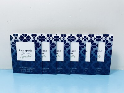 KATE SPADE NEW YORK - SPARKLE - EAU DE PARFUM INTENSE - SPRAY -0.06 OZ -LOT OF 6
