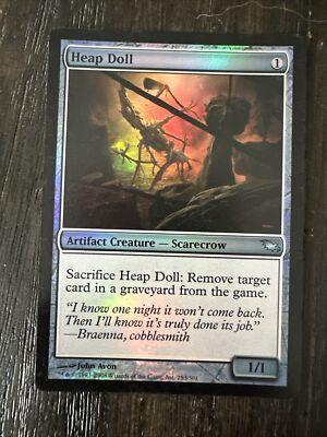 doll card mtg MTG Magic The Gathering Card Heap Doll Shadowmoor 253/301 Regular Uncommon