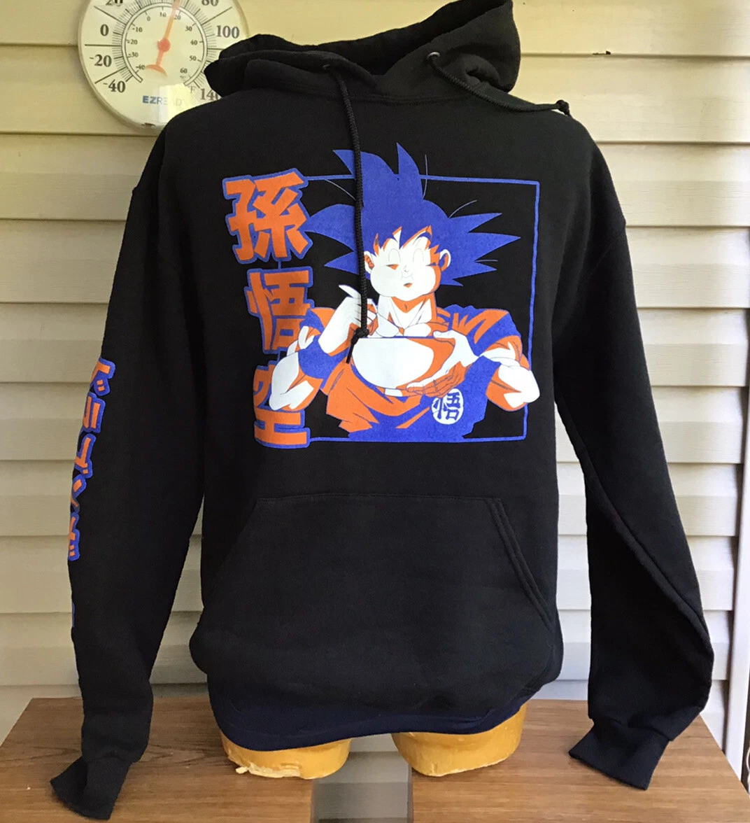 Download Cool Supreme Anime Dragon Ball Z Goku In Hoodie Wallpaper