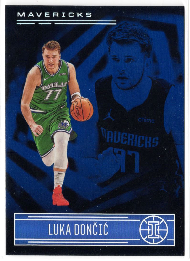 Luka Doncic 2020-21 Panini Illusions Blue #43 Color Match