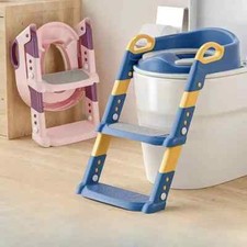 New Stepped Children Toilet Foldable Foot Stool Multi-functional Toilet Boy Girl