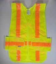 SpotLite Mesh Reflective Safety Vest X-Large - Class 2 Level 2 - Lot of 5 NEW