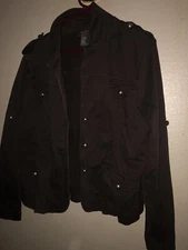 Motto X-Large womens jacket cotton button up long sleeve 