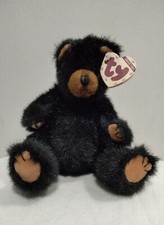 Ty Beanie Baby Ivan 8" Jointed Black Bear 1993 The Attic Treasures Collection