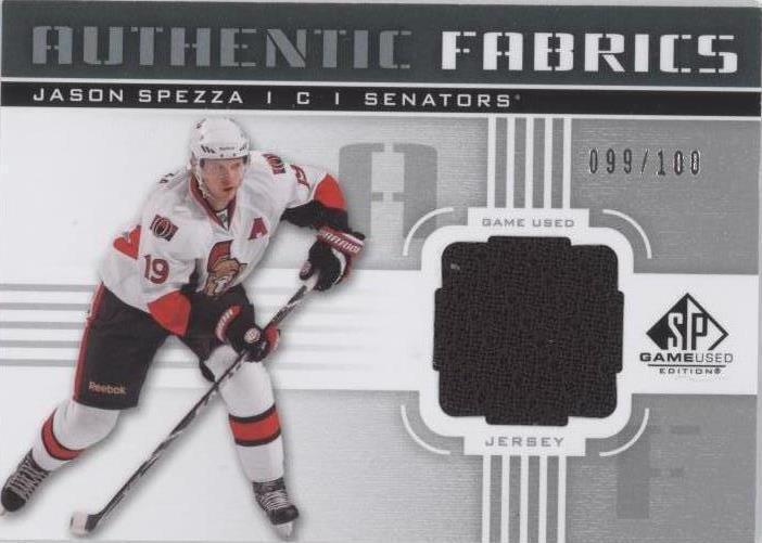 2011-12 SP Game Used Edition - Jason Spezza #AF-JS - 1 of 1
